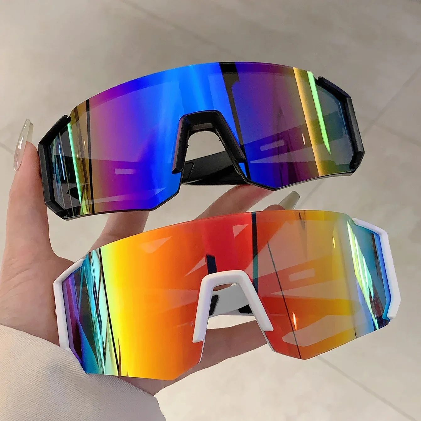 Women'S Fashion Eyewear - アウトドアスポーツサングラス男性用軽量特大男性用シェードサイクリング運転釣りファッションミラーサングラス女性用