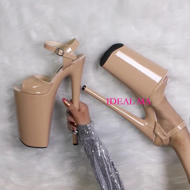 Women Fashion Nova - 新しいポールダンスシューズ ハイヒールサンダル 26cm ステージモデル キャットウォーク レディースシューズ