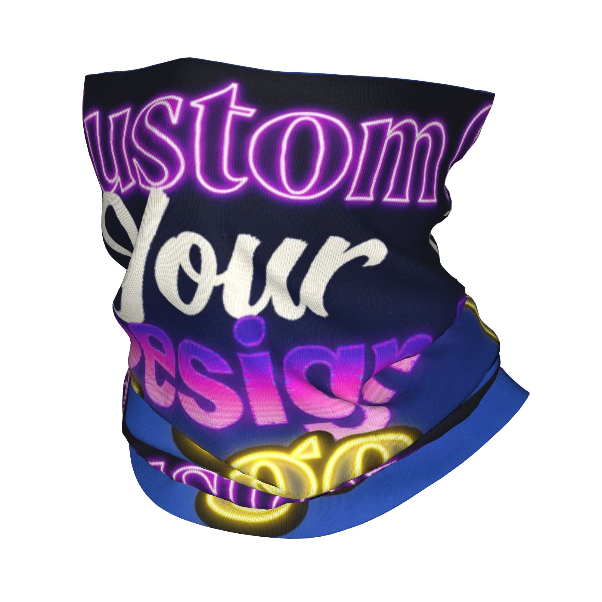 Women Fashion Logo Design - カスタムカスタムあなたのデザインロゴバンダナネックウォーマー女性男性冬スキーチューブスカーフゲイター写真名フェイスカバー