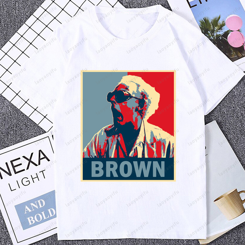 Women'S Fashion In The 90S - バック・トゥ・ザ・フューチャークラシックブラウン Tシャツ半袖カジュアルファッションコットン Tシャツ 80 年代 90