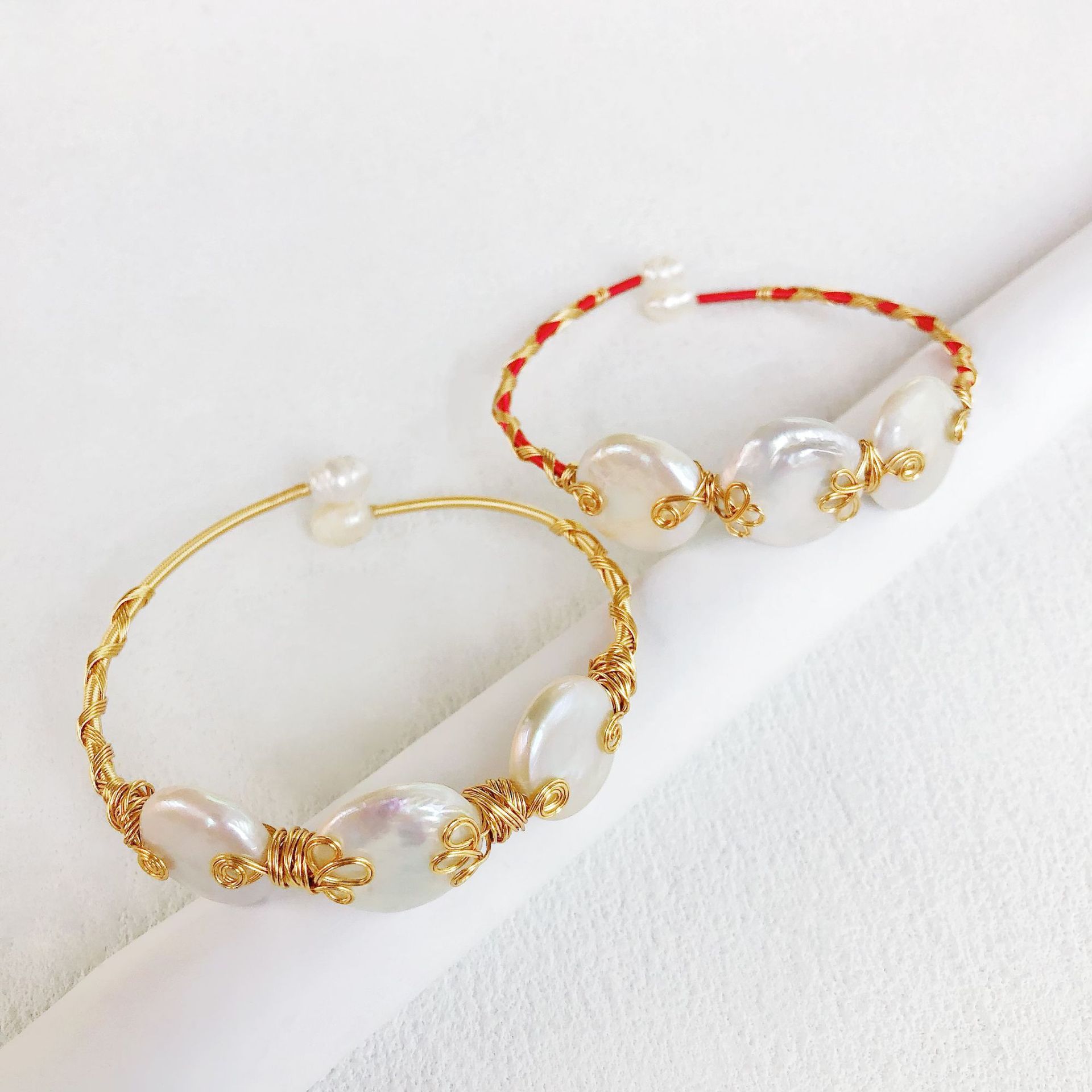 天然真珠ブレスレット手巻き織りコレクションファッショナブルで - Women'S Fashion E Commerce のレビューと価格