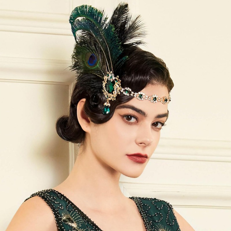 女性のためのフラッパーアクセサリーセット、素晴らしいギャツビ - Women'S Fashion Roaring 20S のレビューと価格