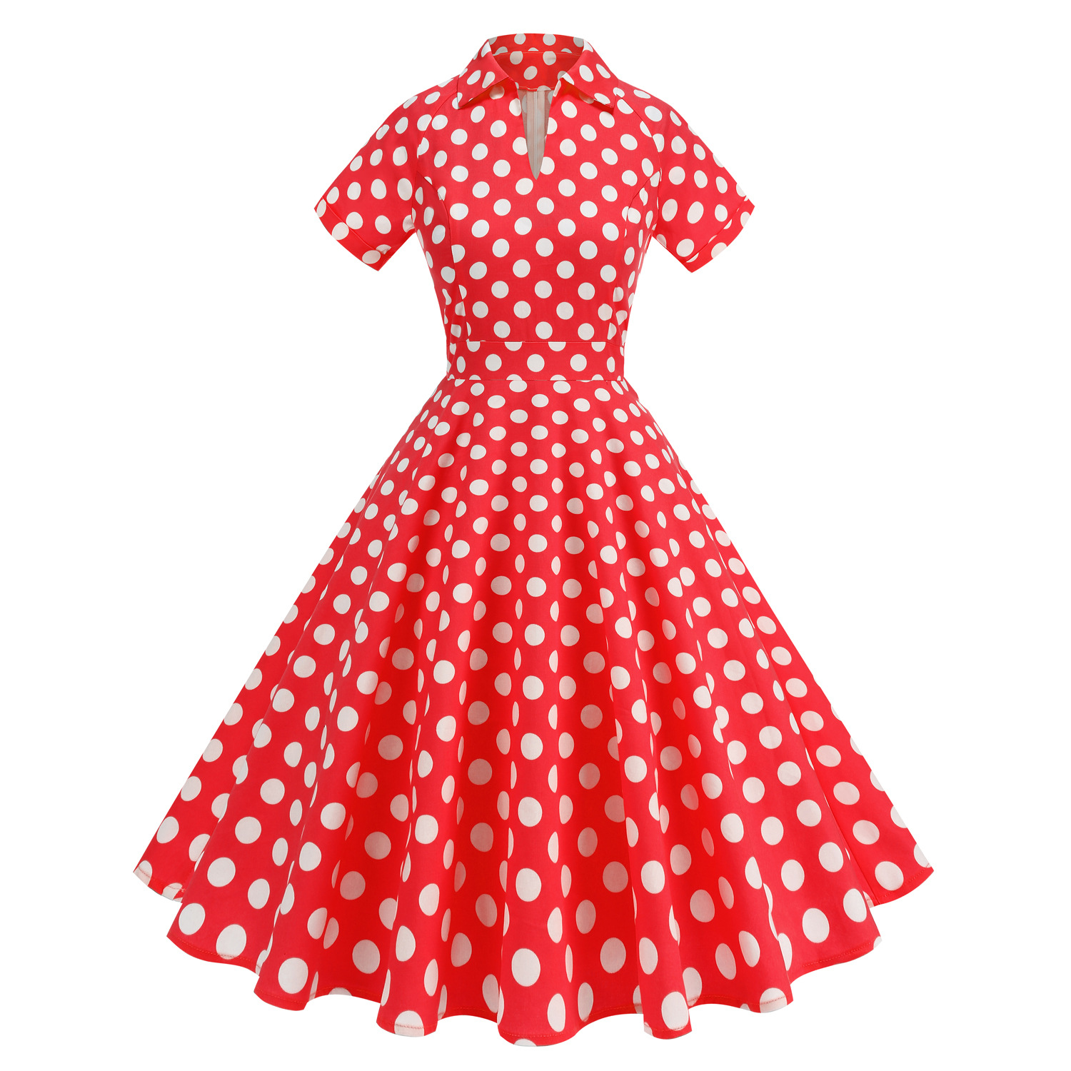 1950 年代のアメリカの女の子のレトロな油絵プリント半袖フ - Women'S Fashion In The 1950S のレビューと価格
