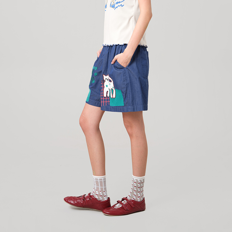 MOVEUP カジュアルワイドレッグデニムショーツ 2026 - Women Fashion Fun のレビューと価格