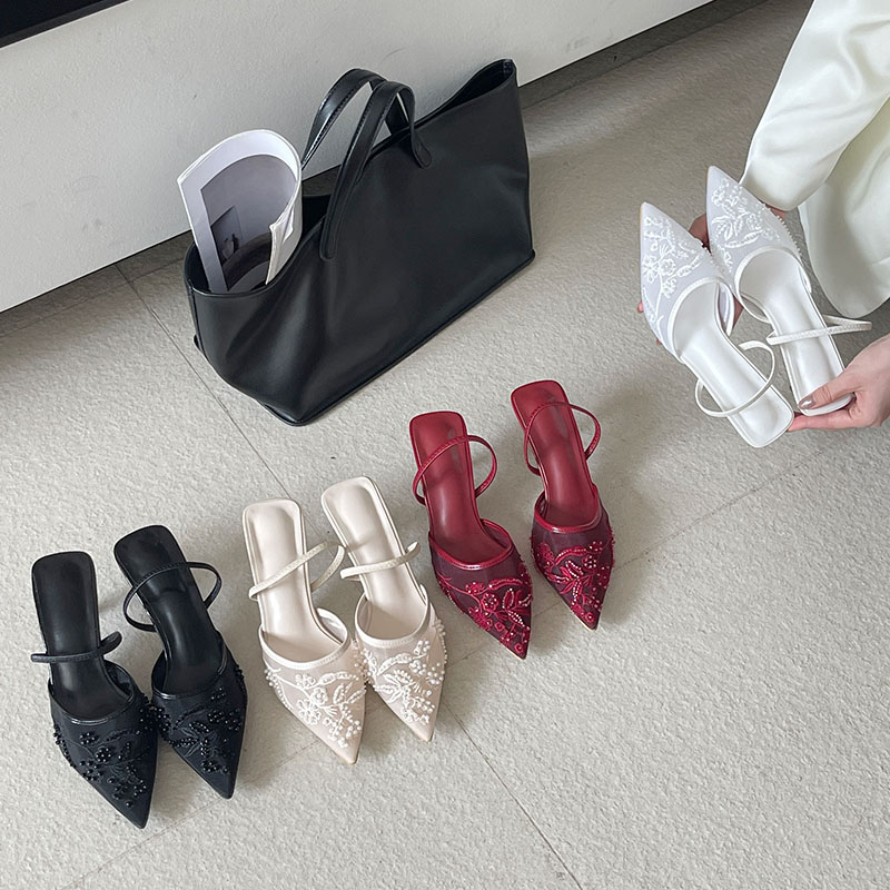 2026 エレガントなスリングバックサンダル女性薄型ハイヒー - Women Fashion Brand のレビューと価格
