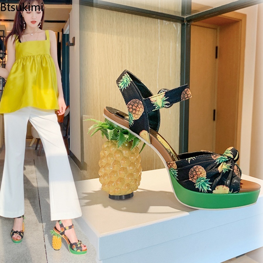 ファッショナブルで楽しい女性用パイナップルプリントオープント - Women Fashion Fun のレビューと価格