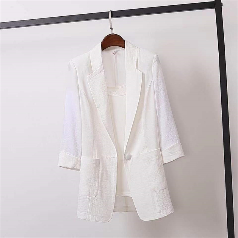 2025 OL 女性のスーツファッション女性のジャケット無地 - Blazer Women Oversized のレビューと価格
