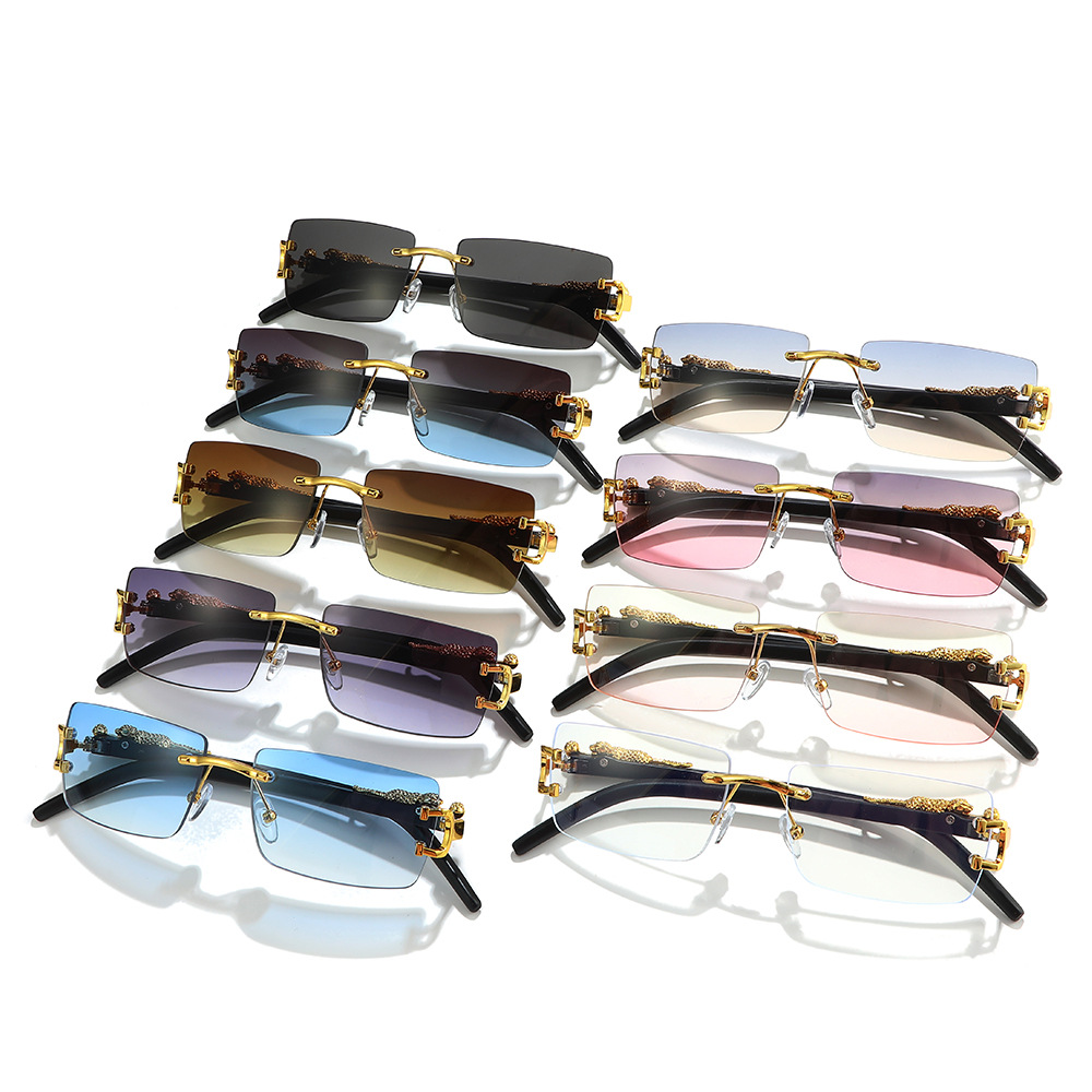 1 個ファッションヴィンテージリムレスサングラス女性男性グラ - Women'S Fashion Eyewear のレビューと価格