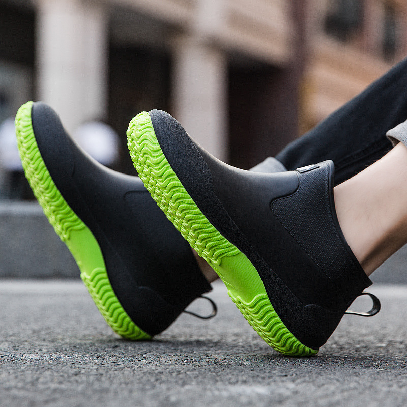 男性と女性のためのカップルのレインブーツ,ゴム製の滑り止めブ - Women'S Fashion Gumboots のレビューと価格