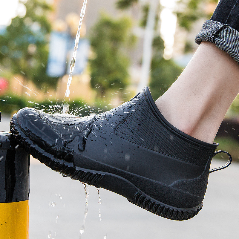 男性と女性のためのカップルのレインブーツ,ゴム製の滑り止めブ - Women'S Fashion Gumboots のレビューと価格