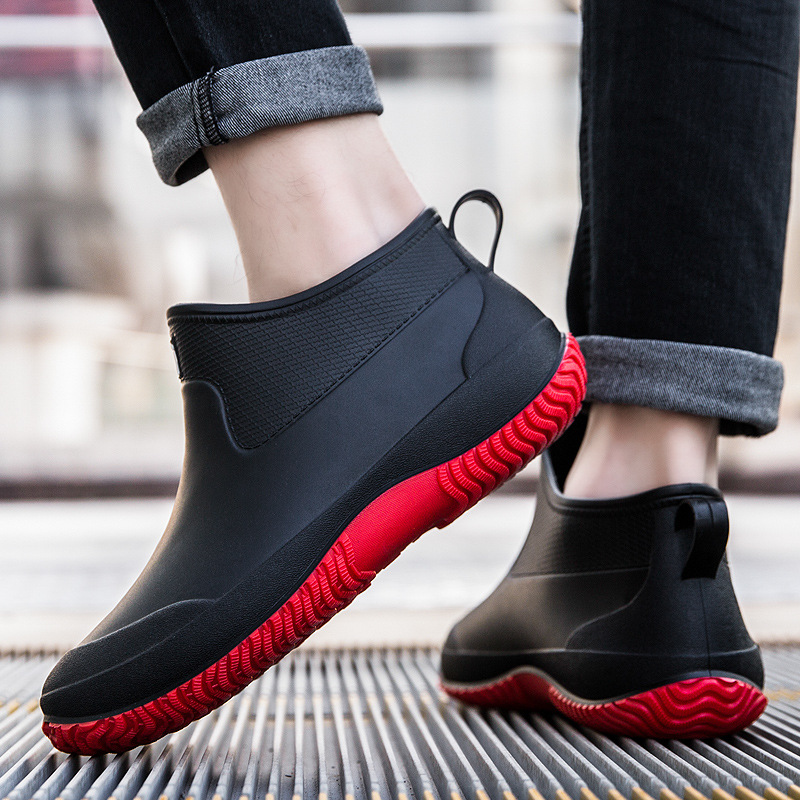 男性と女性のためのカップルのレインブーツ,ゴム製の滑り止めブ - Women'S Fashion Gumboots のレビューと価格