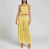 2026年夏 ツーピースセット レディース スパゲッティスト - Lace Trim Cami のレビューと価格