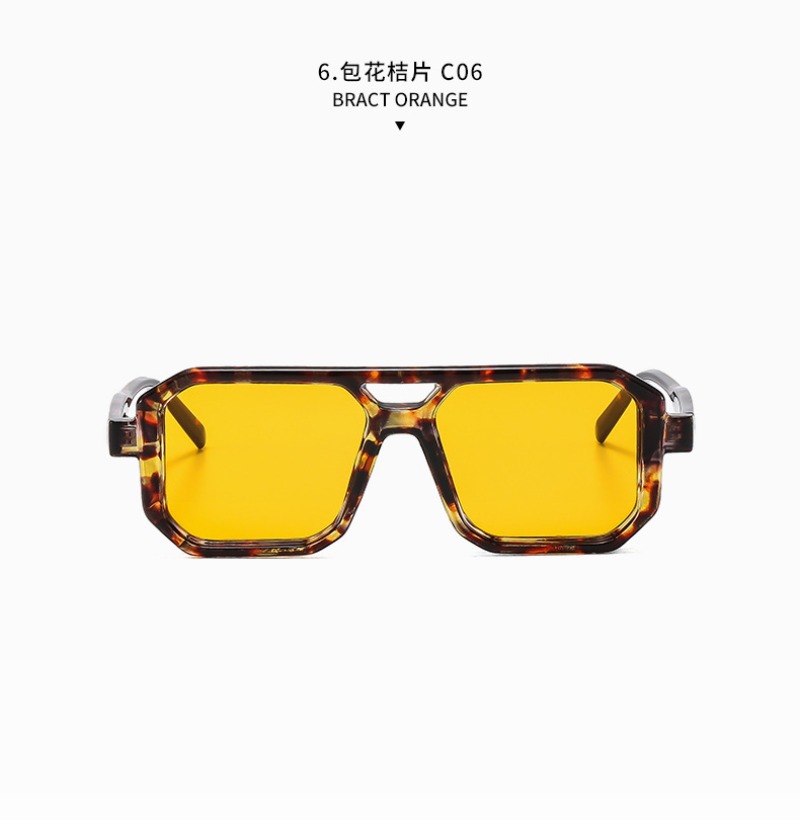新しいレトロスクエアダブルビームサングラス男性女性高品質屋外 - Women'S Fashion Eyewear のレビューと価格