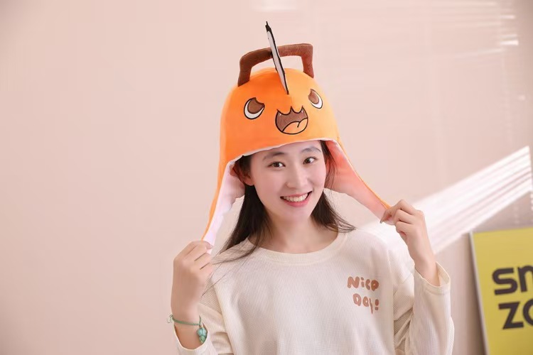 アニメチェーンソーマンポチタコスプレぬいぐるみヘッドギアキャ - Women Fashion Vest のレビューと価格