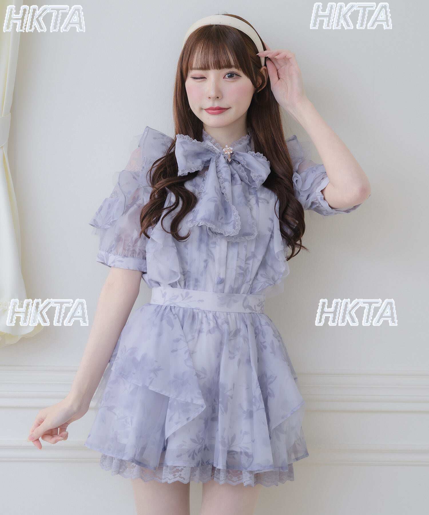和菓子風花柄半袖シャツ夏の新しい女性のブラウスレーストリム蝶 - Puff Sleeve Blouse のレビューと価格