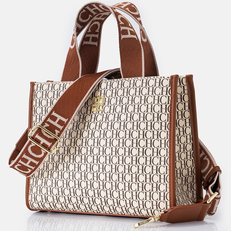 CHCH ファッション モノグラムプリント 高品質メタルロゴ - Women Fashion Logo Design のレビューと価格