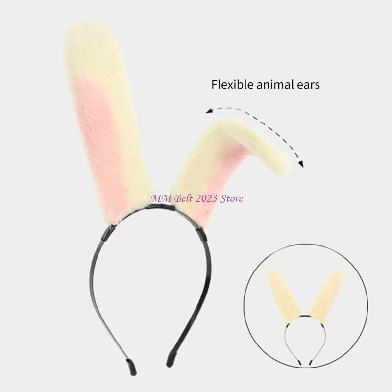 49ME ガールウサギヘッドバンド毛皮のような帽子ヘアバンド - Women Fashion Fun のレビューと価格